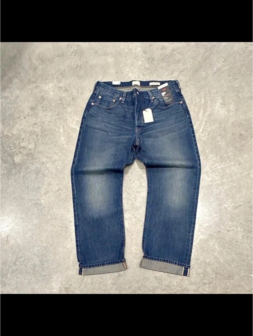 Levi's 501 '90s Selvedge Straight Leg Jeans Blue Waist 30